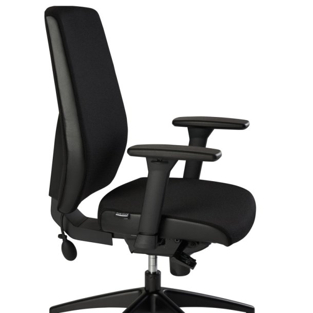 Sun-Flex Office Chair HB - Sort kontorstol med armln