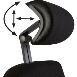 Sun-Flex Office Chair HB - Sort kontorstol med armln