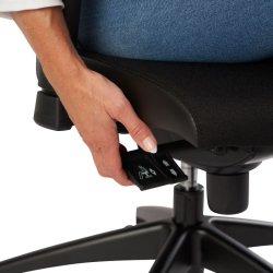 Sun-Flex Office Chair HB - Sort kontorstol med armln