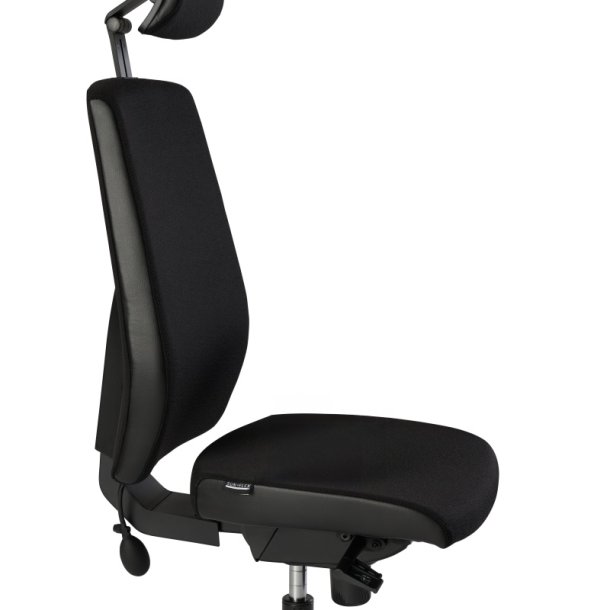 Sun-Flex Office Chair HB - Sort kontorstol med armln