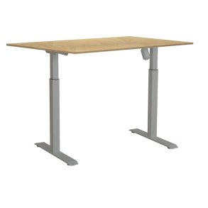 Sun-Flex hve/snkebord 160x80 - EDA 3 - birk bordplade - grt stel