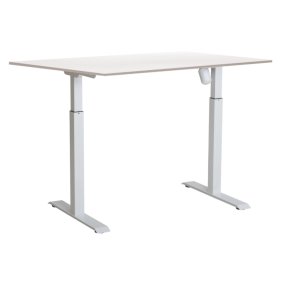 Sun-Flex hve/snkebord 160x80 - EDA 3 - hvid bordplade - hvidt stel