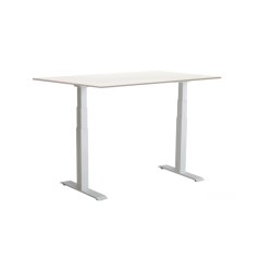Sun-Flex hve/snkebord 160x80 - EDA VI - hvid bordplade - hvidt stel