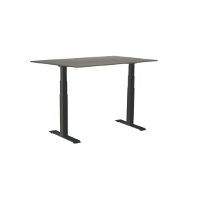 Sun-Flex hve/snkebord 160x80 - EDA VI - gr bordplade - sort stel