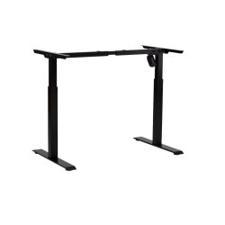 Sun-Flex hve/snkebord 160x80 - EDA 1 - sort bordplade - sort stel