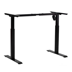 Sun-Flex H�ve S�nkestel 100-180cm - DeskFrame III - sort stel