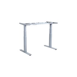 Sun-Flex hve/snkebord 160x80 - EDA VI - hvid bordplade - grt stel