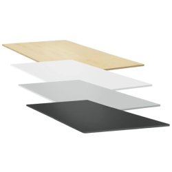 Sun-Flex skrivebordsplade - hjtrykslaminat 120x80cm - 18mm