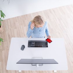 Sun-Flex hve/snkebord 120x60 - Elite hvid bordplade - hvidt stel