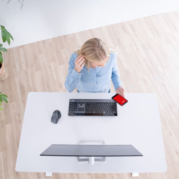 Sun-Flex hve/snkebord 120x60 - Elite hvid bordplade - hvidt stel