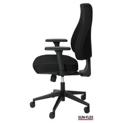 Sun-Flex Office Chair MB - Sort kontorstol med armln