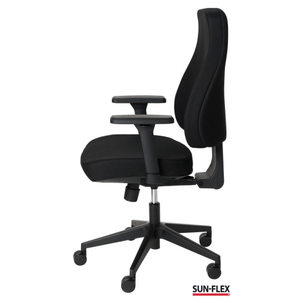 Sun-Flex Office Chair MB - Sort kontorstol med armln