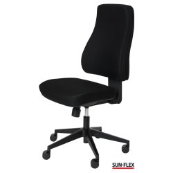 Sun-Flex Office Chair MB - Sort kontorstol med armln