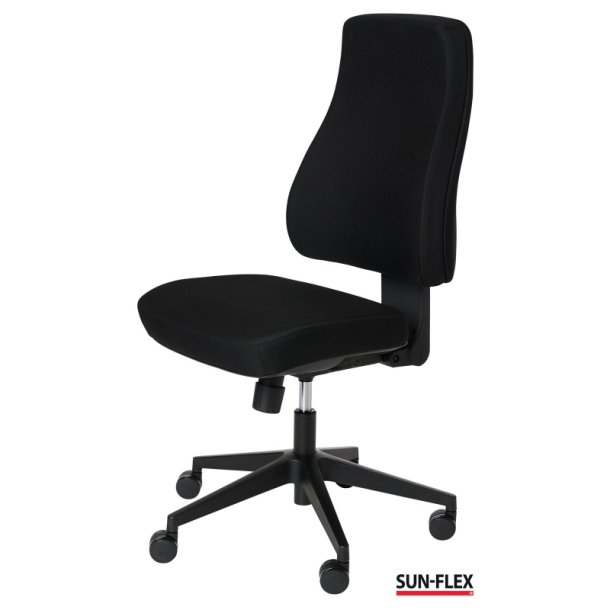 Sun-Flex Office Chair MB - Sort kontorstol med armln