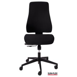 Sun-Flex Office Chair MB - Sort kontorstol med armln