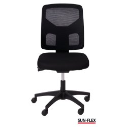 Sun-Flex Office Chair Mesh - Sort kontorstol med armln