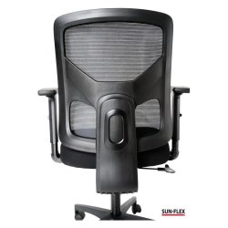 Sun-Flex Office Chair Mesh - Sort kontorstol med armln