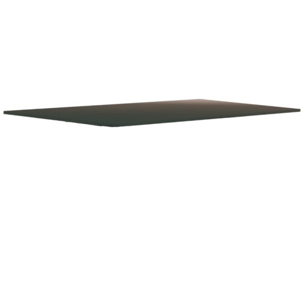 Sun-Flex skrivebordsplade - hjtrykslaminat 120x80cm - 18mm