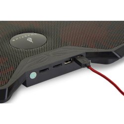 Verbatim SUREFIRE Bora - Gaming Laptop Cooling Pad - op til 17" - Rd