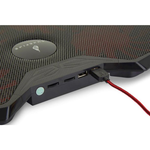 Verbatim SUREFIRE Bora - Gaming Laptop Cooling Pad - op til 17" - Rd
