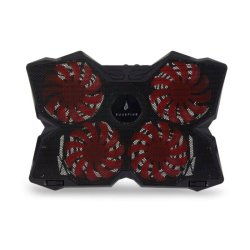 Verbatim SUREFIRE Bora - Gaming Laptop Cooling Pad - op til 17" - Rd