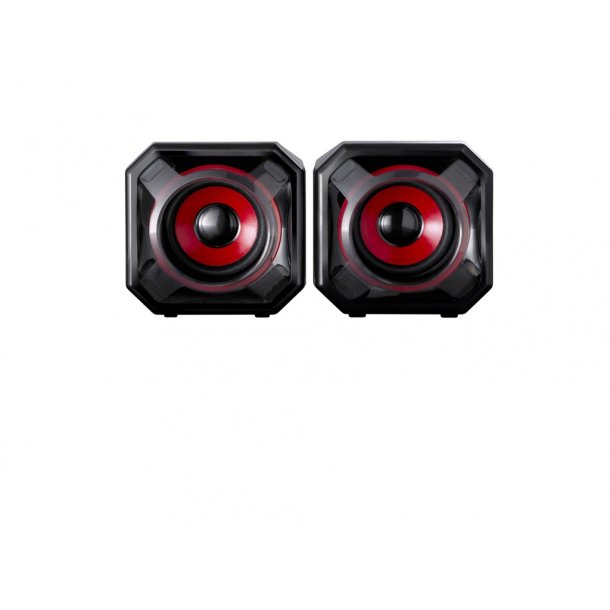 Verbatim SUREFIRE Gator Eye Gaming Speakers, Red