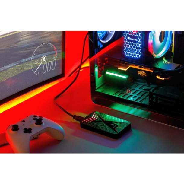 Verbatim SUREFIRE Bunker Gaming harddisk - ekstern - 2.5" - 2TB - USB 3.2 GEN 1 - Sort