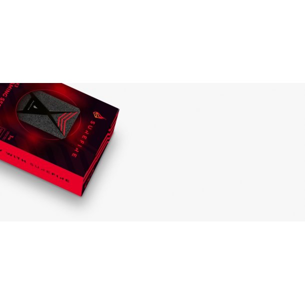 Verbatim SUREFIRE - Bunker Gaming Harddisk - Ekstern SSD - 1TB - USB 3.2 GEN 1 - Sort