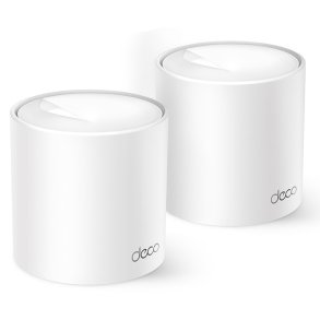 TP-Link - AX1500 Whole Home Mesh Wi-Fi 6 System - Mesh router - Hvid - Internal - 190 m� - Dual-band (2.4 GHz / 5 GHz) 