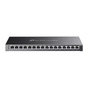 TP-Link - Omada 16-Port Gigabit Smart Switch with 8-Port PoE+ - Managed - L2/L2+ - 16 - Gigabit Ethernet (10/100/1000) -