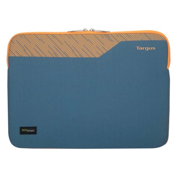 Targus Computer sleeve - op til 14" b�rbar - Bl�, Orange - Neopren