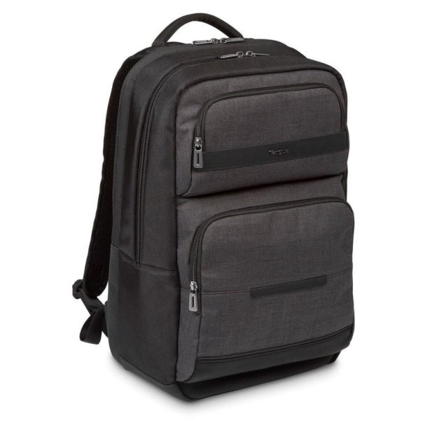 Targus Computerrygs�k - op til 15.6" b�rbar - Sort, Gr� - Imiteret l�der, Polyurethan (PU)