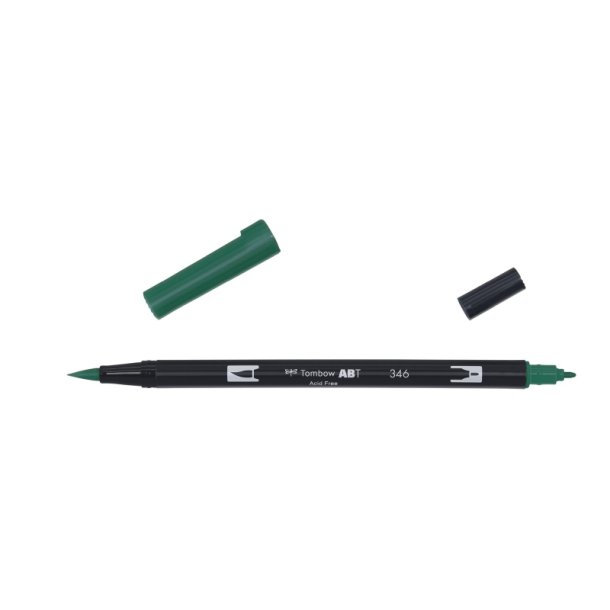 Tombow Marker - ABT Dual Brush - Tusch med 2 spidser - 346 - sea green