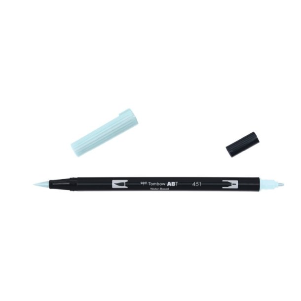 Tombow Marker - ABT Dual Brush - Tusch med 2 spidser - 451 - sky blue