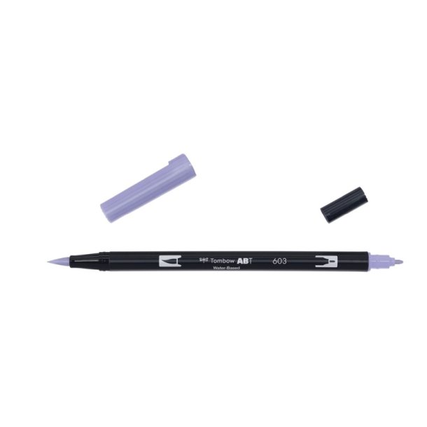 Tombow Marker - ABT Dual Brush - Tusch med 2 spidser - 603 - periwinkle