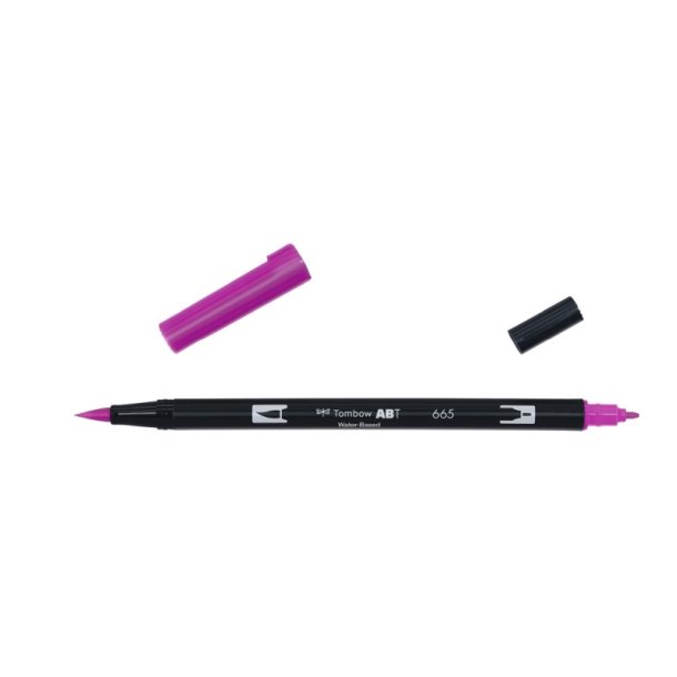 Tombow Marker - ABT Dual Brush - Tusch med 2 spidser - 665 - Purple