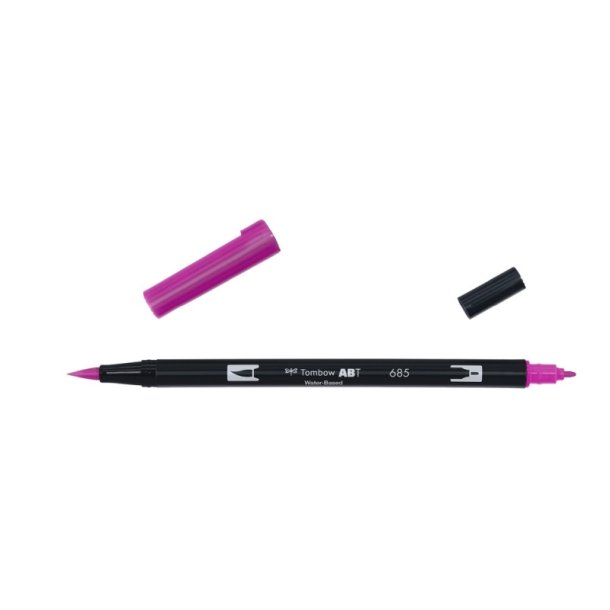 Tombow Marker - ABT Dual Brush - 685 - deep magenta