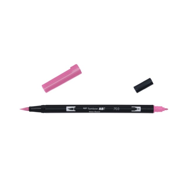 Tombow Marker - ABT Dual Brush - Tusch med 2 spidser - 703 - pink rose