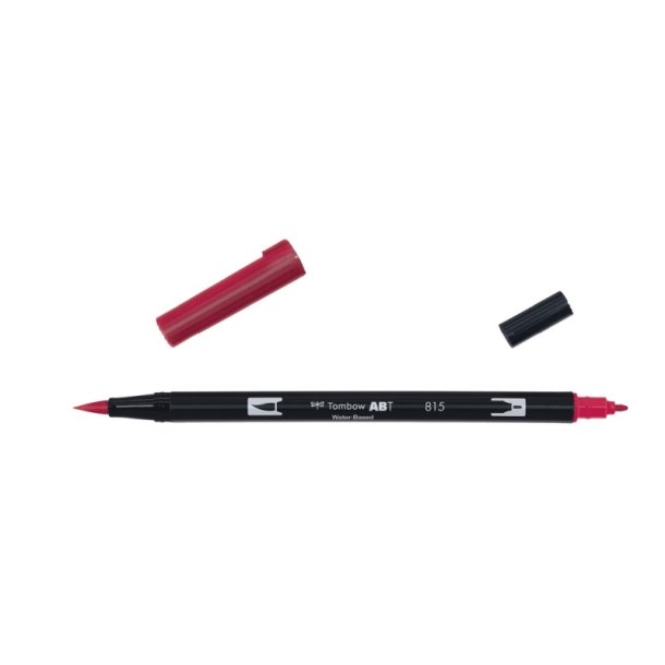 Tombow Marker - ABT Dual Brush - Tusch med 2 spidser - 815 - cherry