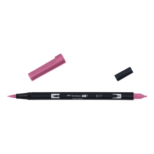 Tombow Marker - ABT Dual Brush - Tusch med 2 spidser - 817 - mauve