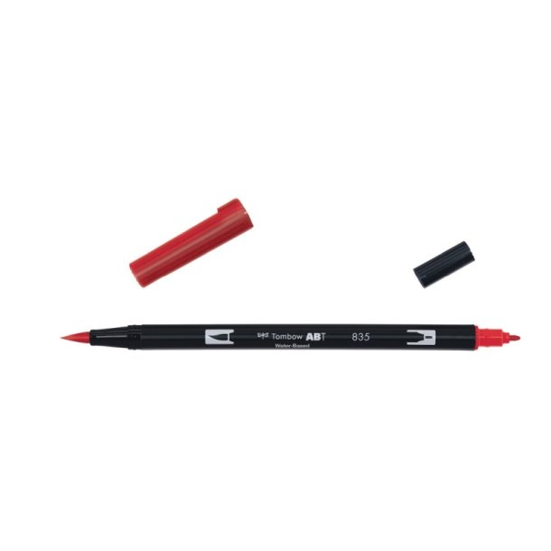 Tombow Marker - ABT Dual Brush - Tusch med 2 spidser - 835 - persimmon