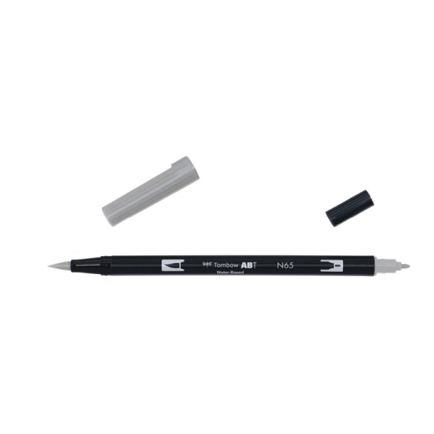 Tombow Marker - ABT Dual Brush - Tusch med 2 spidser - N65 - cool Grey