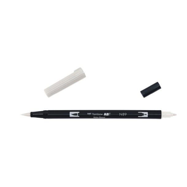 Tombow Marker - ABT Dual Brush - Tusch med 2 spidser - N89 - warm Grey