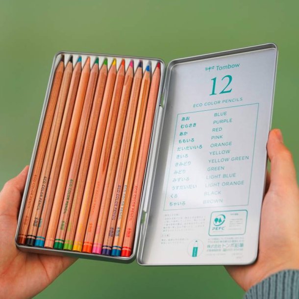Tombow Farveblyant Eco Metal�ske 12 stk.