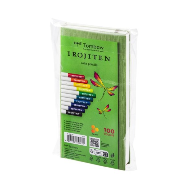 Tombow Irojiten Farveblyant - volume 1 Levende toner - 10 assorteret farver