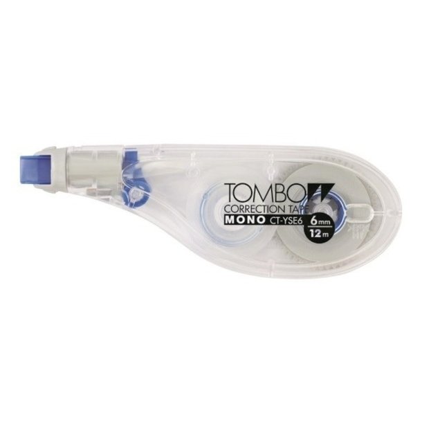 Tombow Rettetape - MONO YSE - 6mm -x12m - hvid