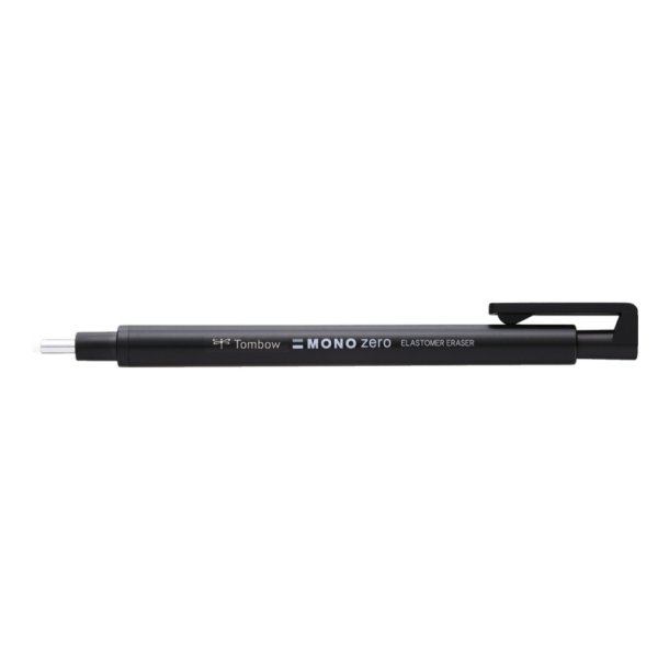 Tombow Viskelder pen - MONO bero - rund spids - 2,3mm - sort