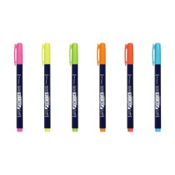 Tombow Marker - Fudenosuke - hrd - 48 stk. assorteret neon farver - Display box