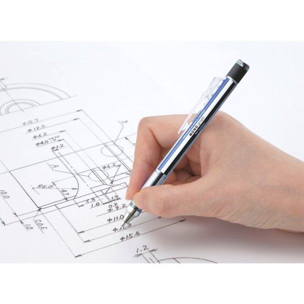 Tombow Stift Blyant - MONO - Graph 0,5 - hvid