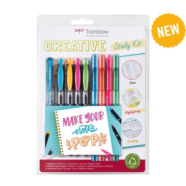 Tombow Creative Study Kit - 10 stk.